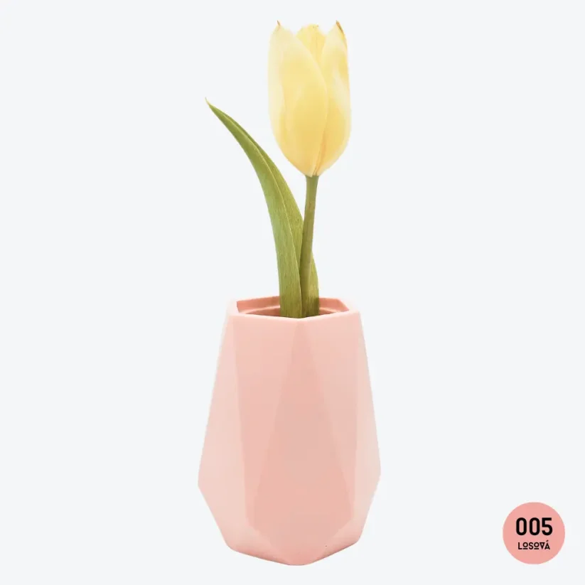 Designová betonová váza, Wundt - Barva: Tyrkysová (021)